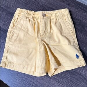 Toddler boy- Yellow Polo Ralph Lauren Shorts